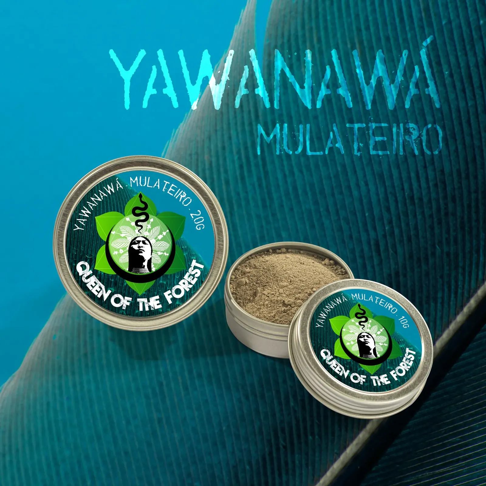 Mulateiro Hapé in two Queen of the Forest tins