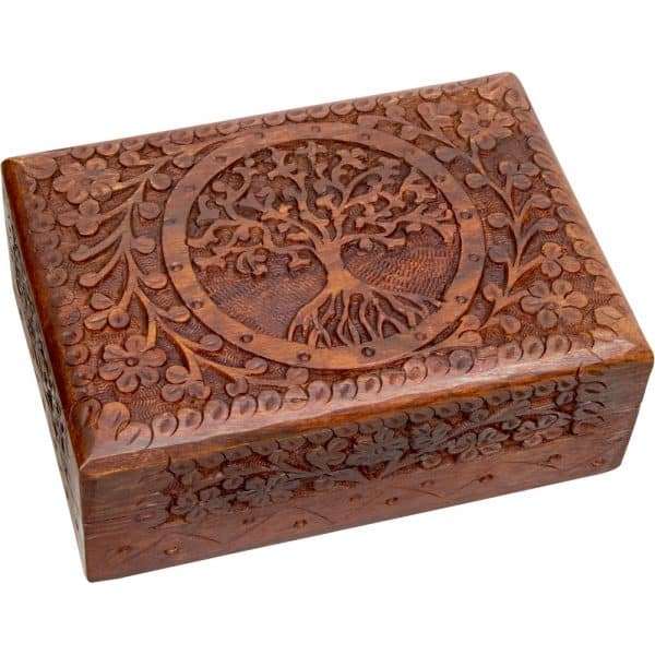 Tree of life Box.shamans box wooden decorative box rhape rapé queen of the forest medicine box