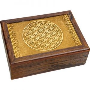 Velvet Lined Laser Etched Wooden Box - Flower of Life .shamans box wooden decorative box rhape rapé queen of the forest medicine box