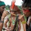 administering rhape with tepi queen of the forest rapé ceremony plant medicine