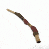 Suede Tepi Snuff Applicator rapé Queen of the Forest, Shaman tools, Ceremony, Snuff applicator