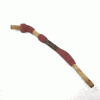 Suede Tepi Snuff Applicator rapé Queen of the Forest, Shaman tools, Ceremony, Snuff applicator