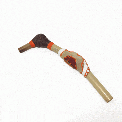 Suede Tepi Snuff Applicator rapé Queen of the Forest, Shaman tools, Ceremony, Snuff applicator