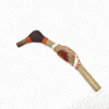 Suede Tepi Snuff Applicator rapé Queen of the Forest, Shaman tools, Ceremony, Snuff applicator
