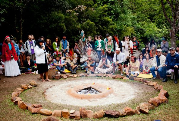 indigenous kuntanawa elders tribal leaders ceremony queen of the forest