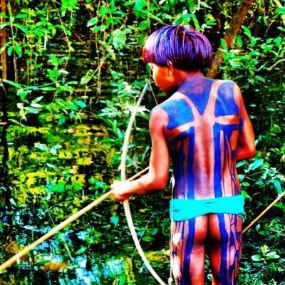 indigenous amazon boy queen of the forest sacred rainforest plant medicine floresta