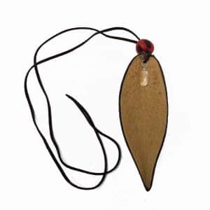 Fulni-ô Tribe Leaf Necklace queen of the forest sacred indigenous jewelry ceremony plant medicine aya