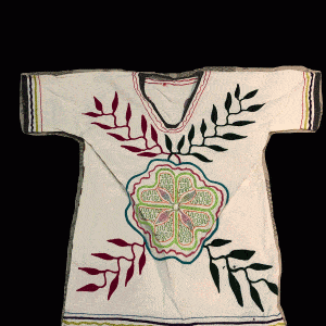 white shipibo ceremony shirt aya queen of the forest shaman clothes
