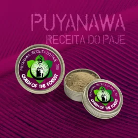 Receita do Pajé Rapé in two Queen of the Forest tins