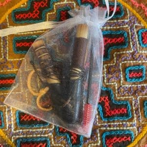 purple-kuripe-applicator.jpg, snuff applicator, kuripe, indigenous snuff tool, wooden kuripe