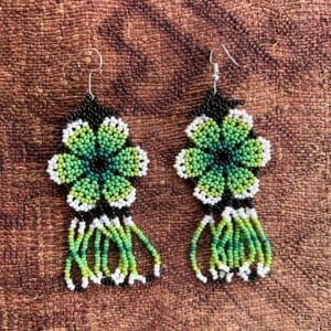 indigenous beaded jewelry - Beaded Earring from Amazon Indigenous tribes