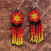 indigenous beaded jewelry - Beaded Earring from Amazon Indigenous tribes