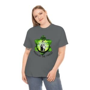 Unisex Heavy Cotton Tee, Queen of the Forest Logo T-shirt, Unisex, Shaman T-Shirt, Rhape Sacred Rapé Aya, Geometric T-shirt, Mens, Women's Shirt