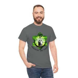 Unisex Heavy Cotton Tee, Queen of the Forest Logo T-shirt, Unisex, Shaman T-Shirt, Rhape Sacred Rapé Aya, Geometric T-shirt, Mens, Women's Shirt