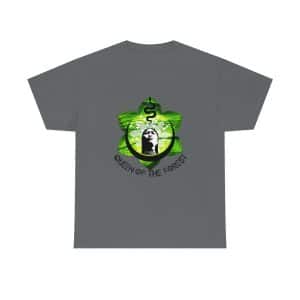 Unisex Heavy Cotton Tee, Queen of the Forest Logo T-shirt, Unisex, Shaman T-Shirt, Rhape Sacred Rapé Aya, Geometric T-shirt, Mens, Women's Shirt