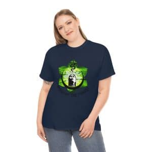 Unisex Heavy Cotton Tee, Queen of the Forest Logo T-shirt, Unisex, Shaman T-Shirt, Rhape Rapé Aya, Geometric T-shirt, Mens, Women's Shirt, Sacred shirt, Aya