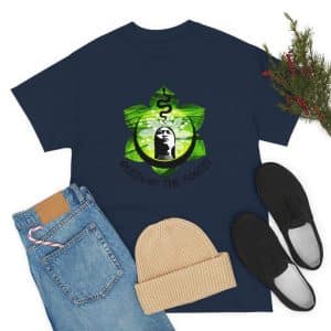 Unisex Heavy Cotton Tee, Queen of the Forest Logo T-shirt, Unisex, Shaman T-Shirt, Rhape Rapé Aya, Geometric T-shirt, Mens, Women's Shirt