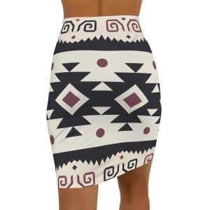 Medicine Goddess Women's Mini Skirt, Queen of the forest apparel, Shipibo, Medicine skirt, indigenous, Aztec