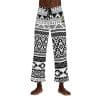 The Shaman's Pajama Pants, Queen of the Forest Apparel, Festival, Yoga, Mens Casual pants, Aya, Ceremony, Shipibo, Geometric Pattern, Drawstring Pants,