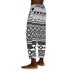 The Shaman's Pajama Pants, Queen of the Forest Apparel, Festival, Yoga, Mens Casual pants, Aya, Ceremony, Shipibo, Geometric Pattern,