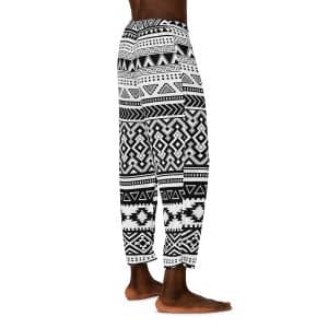 The Shaman's Pajama Pants, Queen of the Forest Apparel, Festival, Yoga, Mens Casual pants, Aya, Ceremony, Shipibo, Geometric Pattern, Aztec,