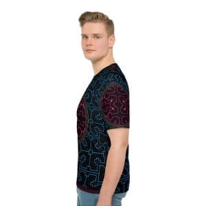 Men's Shipibo Pattern Loose T-shirt,