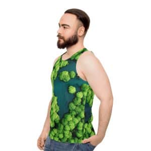 Unisex Amazon Forest Tank Top, Festival Clothing, Queen of the Forest Apparel, Jungle Tank top, Mens/Woman't Tank top, Sleeveless shirt.Viva La Floresta, Summer tank top,