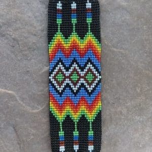 bracelet, Indigenous jewelry, Queen of the Forest, beaded bracelet