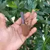 leather-kuripe, snuff applicator, rapé applicator, rhape applicator - queen of the forest rapeh tools