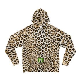 74646 Be the Jungle Jaguar Unisex AOP Fashion Hoodie