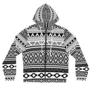 Shipibo Patterns Women’s Full-Zip Hoodie (AOP) - Image 19