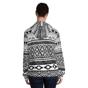 Shipibo Patterns Women’s Full-Zip Hoodie (AOP) - Image 28