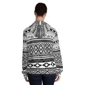 Shipibo Patterns Women’s Full-Zip Hoodie (AOP) - Image 10