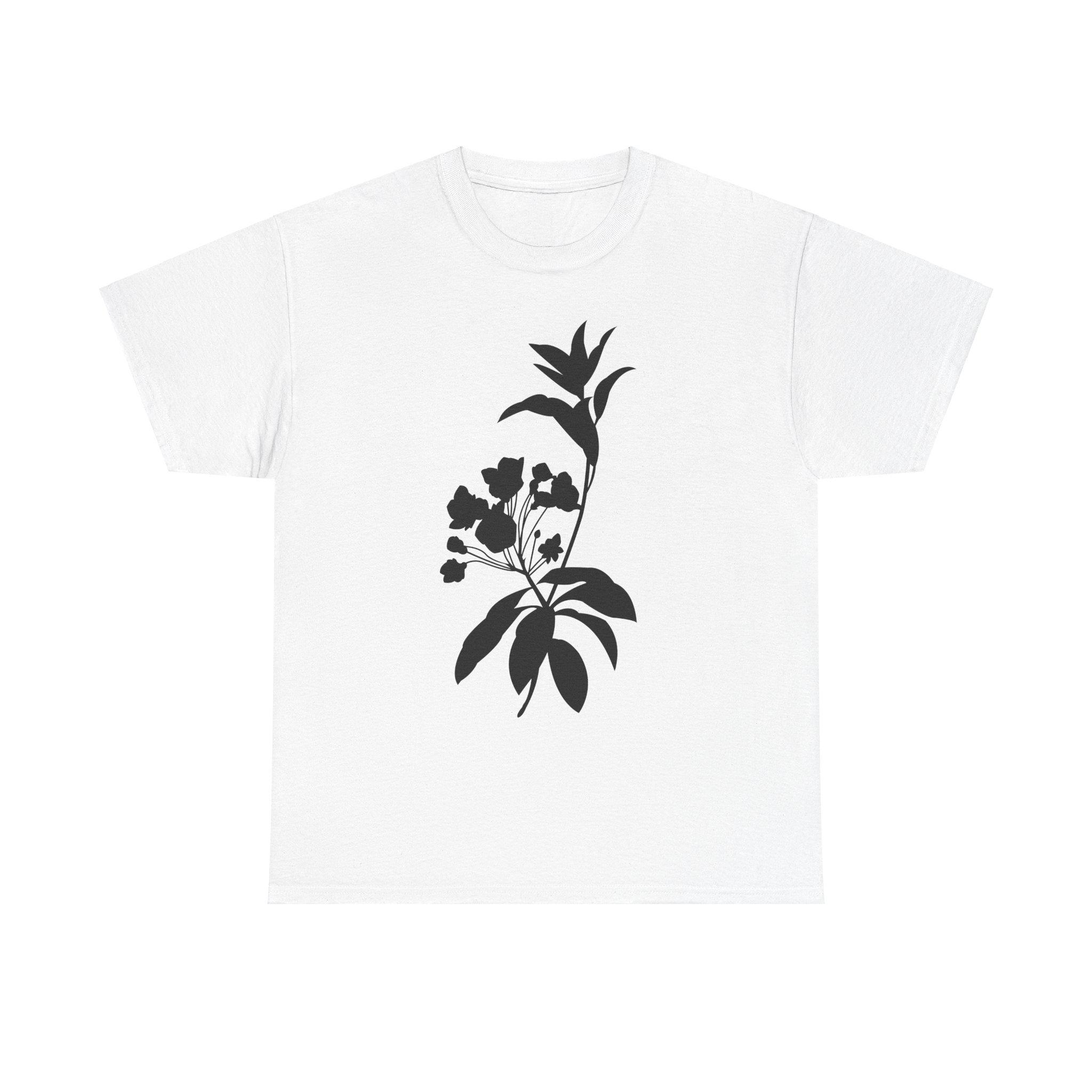 Unisex Heavy Cotton Tee Flower