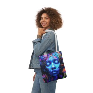 Alternative view of Cosmic Vision Tote Bag – Psychedelic Forest Art