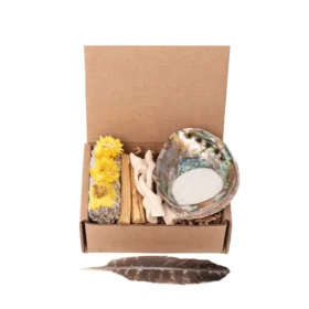Yellow Floral WandPalo Santo Mini Cleaning Kit 1 Yellow Floral Wand, Palo Santo Wand, Mini Cleaning Kit