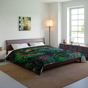 Alternative view of Forest Serpent Blanket – Ancestral Wisdom and Spiritual Protection