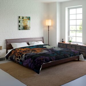 Alternative view of Soul Jaguars Blanket – Power, Balance, and Spiritual Connection