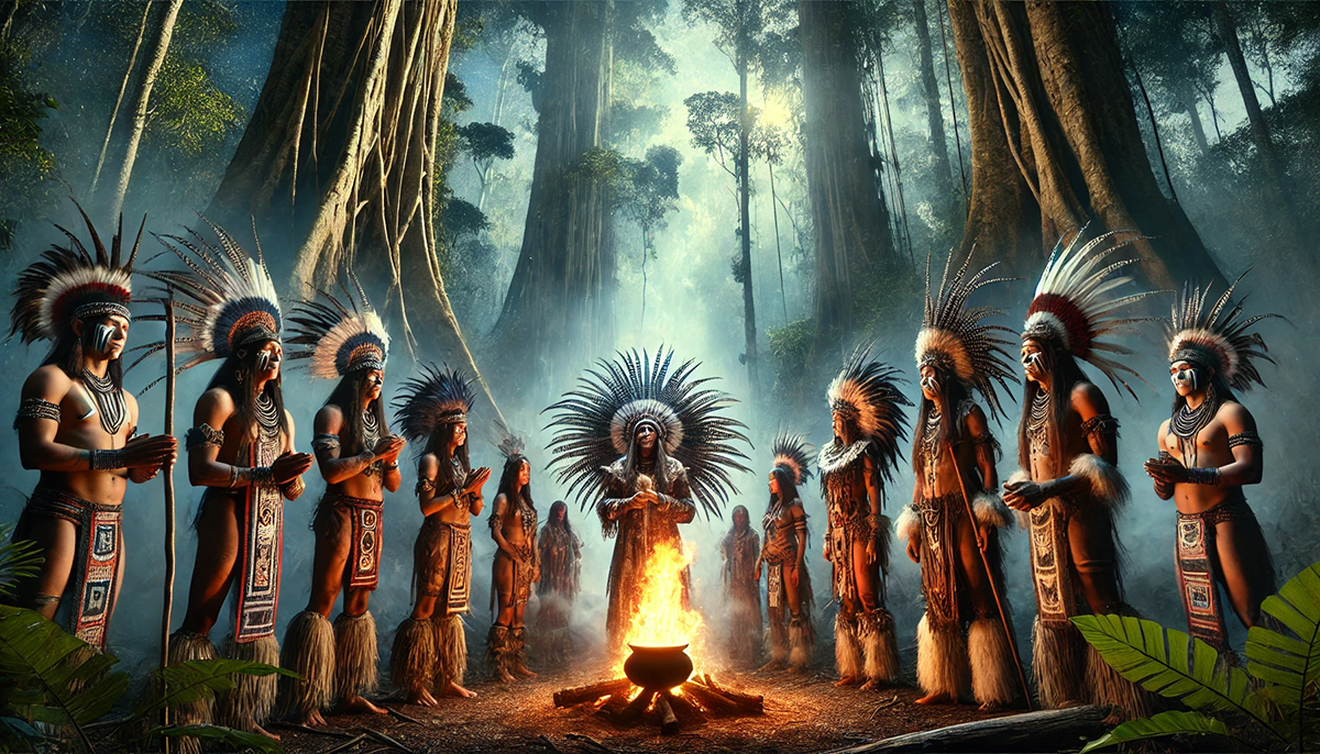 The Guardians Of The Forest: Meet The Indigenous Tribes That Keep The Tradition Of Hapeh Alive 1 The Guardians Of The Forest: Meet The Indigenous Tribes That Keep The Tradition Of Hapeh Alive DALL·E 2025 03 17 11.15.33 A powerful and sacred depiction of Indigenous guardians of the forest standing proudly in the heart of the Amazon rainforest. The image showcases tri copiar The Guardians of the Forest: Meet the Indigenous Tribes That Keep the Tradition of Hapeh Alive
