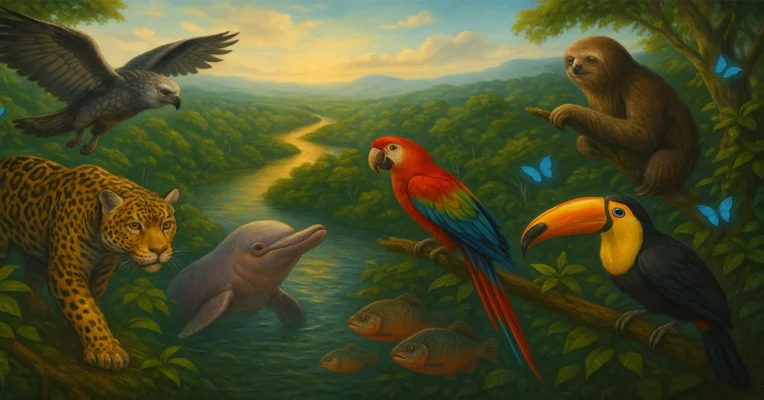 Animal Connection: Spirit Animals of the Amazon Rainforest