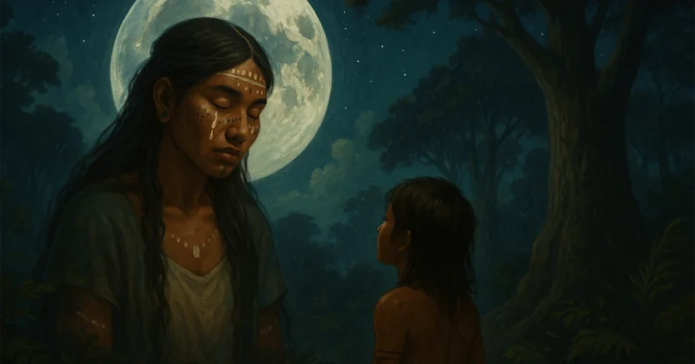The Moon That Weeps: The Legend of Jaci and the Star Child