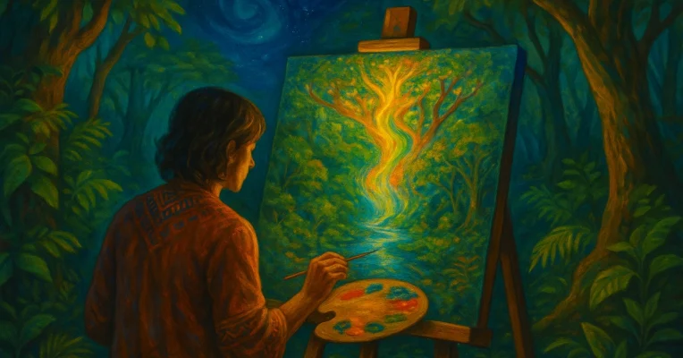 Visionary Art: When the Forest Paints Through Us