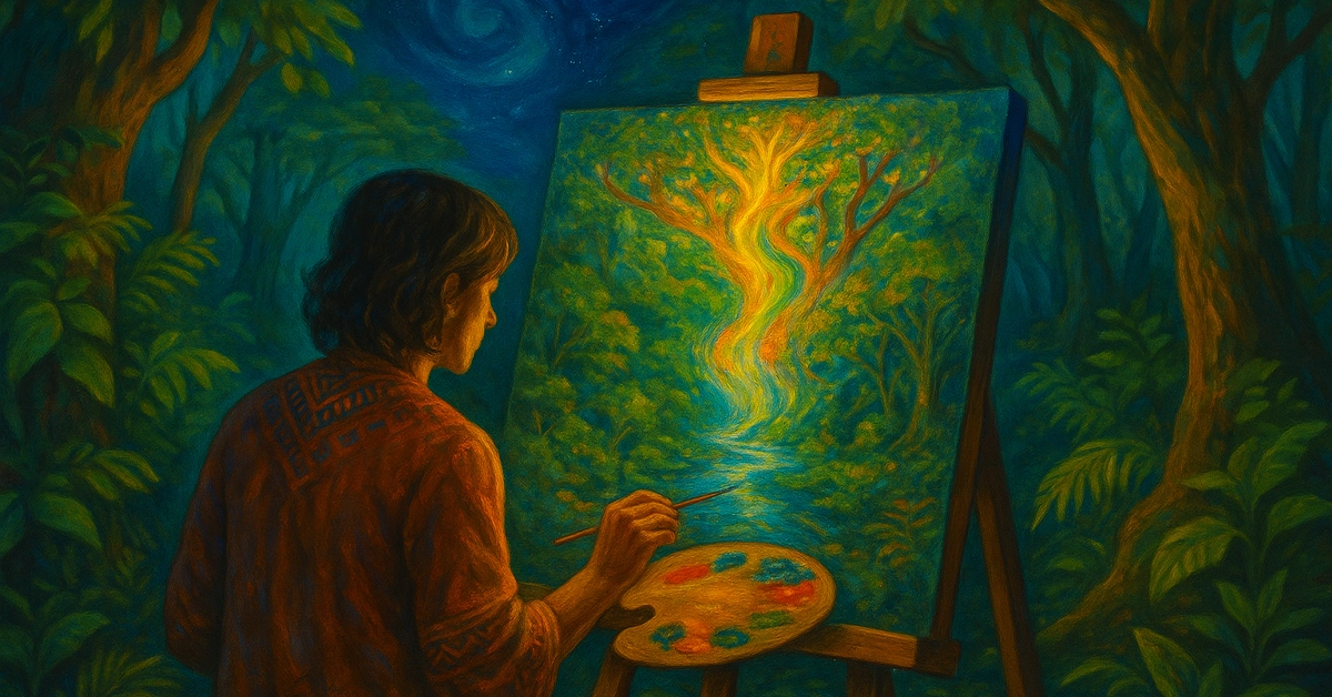 Visionary Art: When The Forest Paints Through Us 1 Visionary Art: When The Forest Paints Through Us Visionary Art: When the Forest Paints Through Us