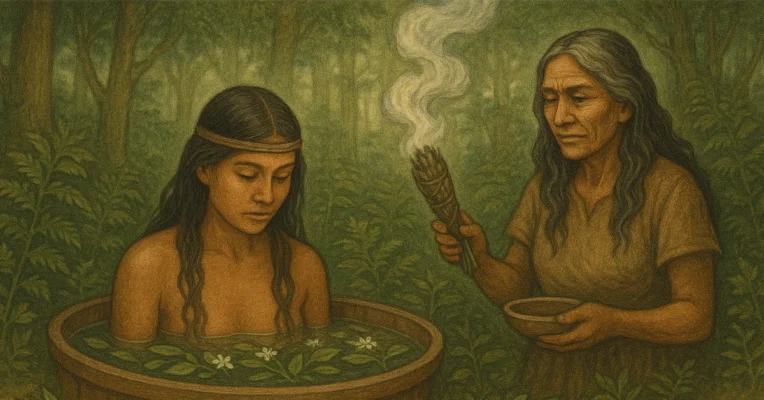 Herbal Baths and Smudging: Purification Rituals of the Forest