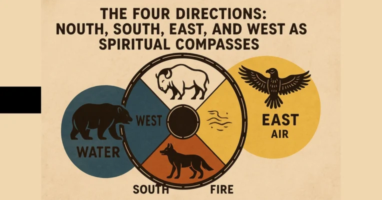 Four Directions spiritual meaning East rising sun eagle and air element