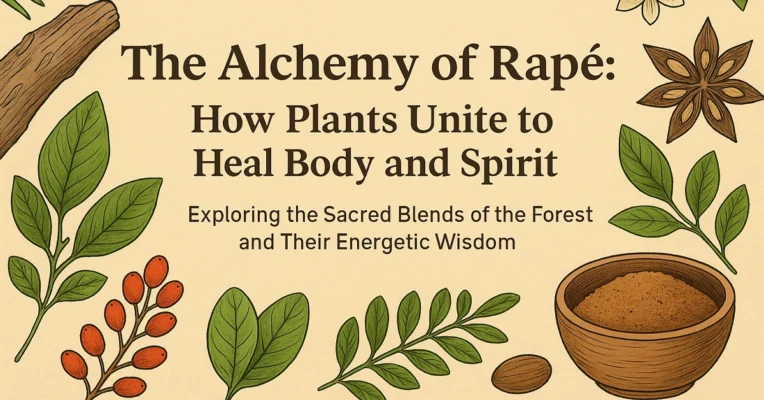 a alquimia do hapeh tam hori The Alchemy of Rapé: How Plants Unite to Heal Body and Spirit