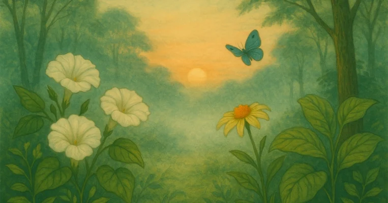 The Plants of Dawn The Plants of Dawn: The Mystery of Species That Bloom with the Mist