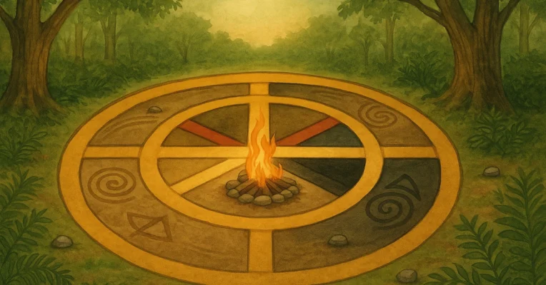 gemotria The Sacred Circle: The Spiritual Geometry of Medicine Wheels