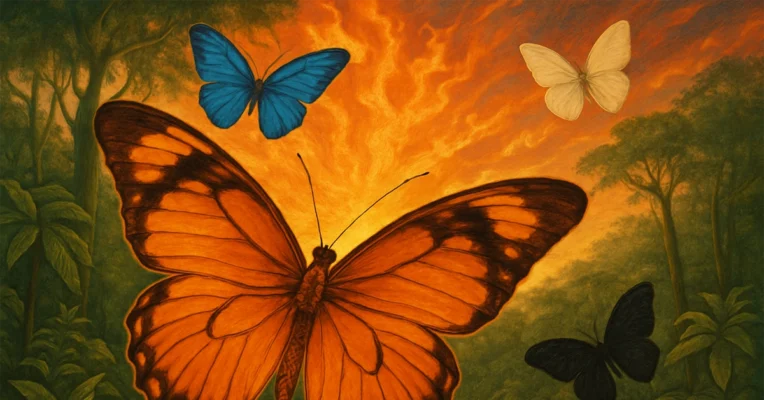 borboletas The Fire of Butterflies: Transformation Through the Eyes of the Forest Peoples