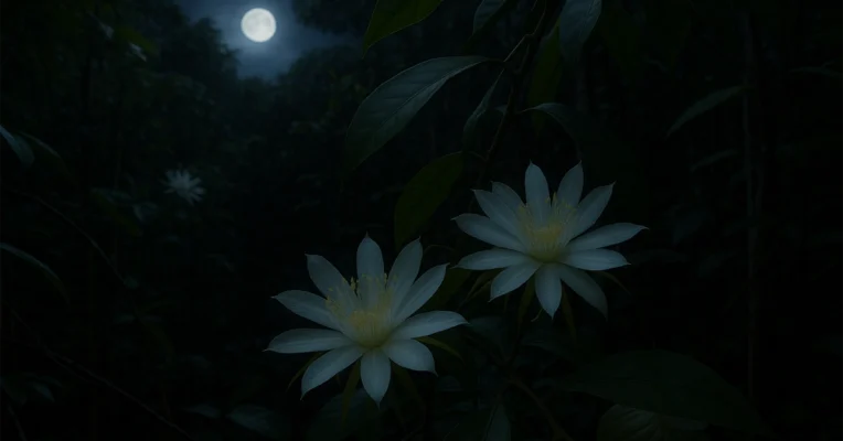 flowers night Night Flowers of the Amazon: Beauty That Awakens in the Dark